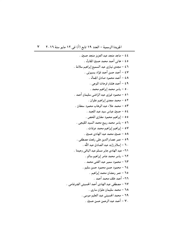 بالأسماء.. قرار جمهوري بتعيين 173 مندوبًا بمجلس الدولة